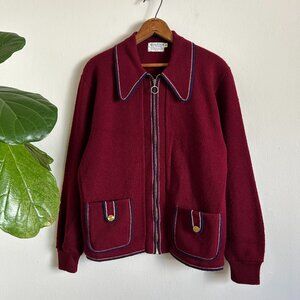 Fabulous Vintage Zippered Cardigan